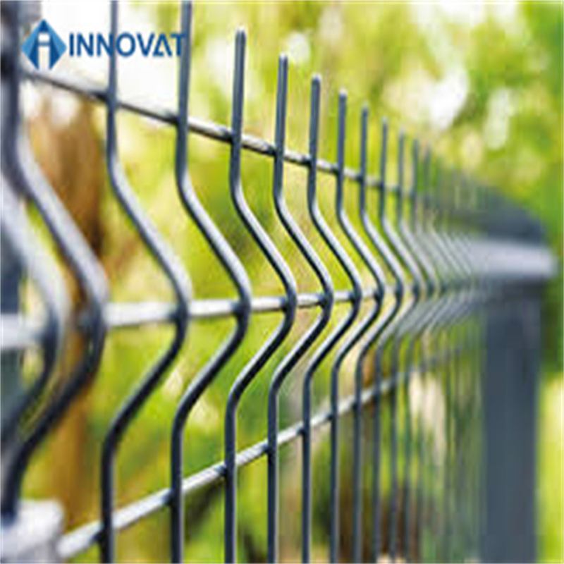 Powder Coated Garden Curved Welded Wire Mesh Fence