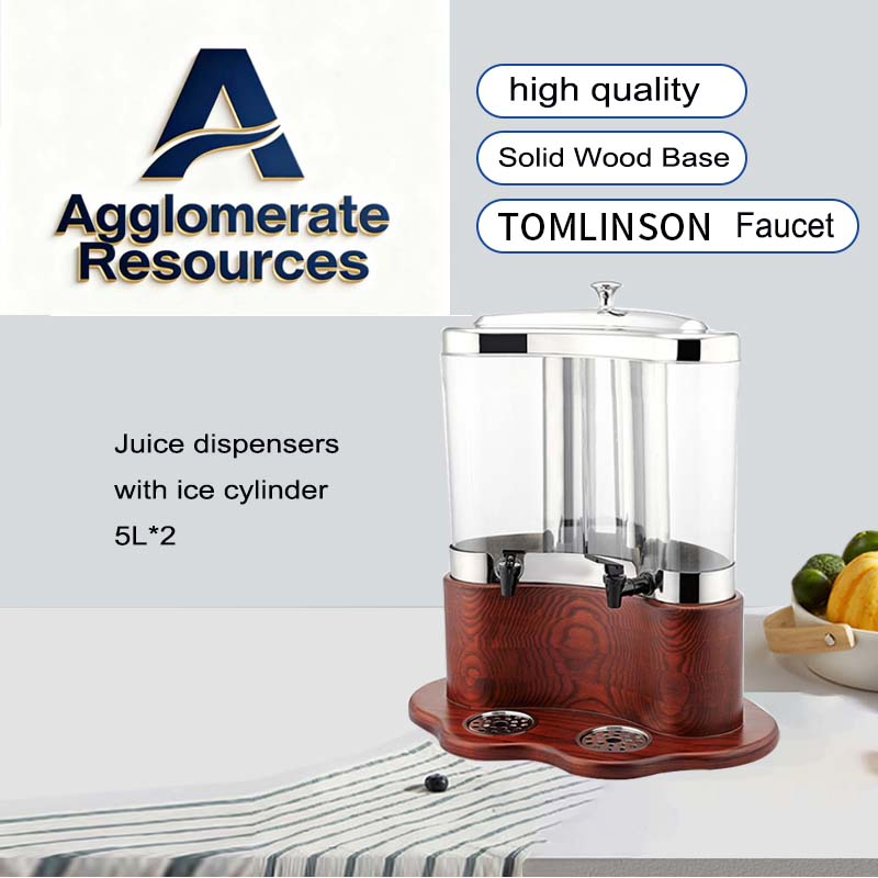 Stainless-Steel Easy-Clean Hot-Cold Retaining Insulated Buffet Drink Container Set