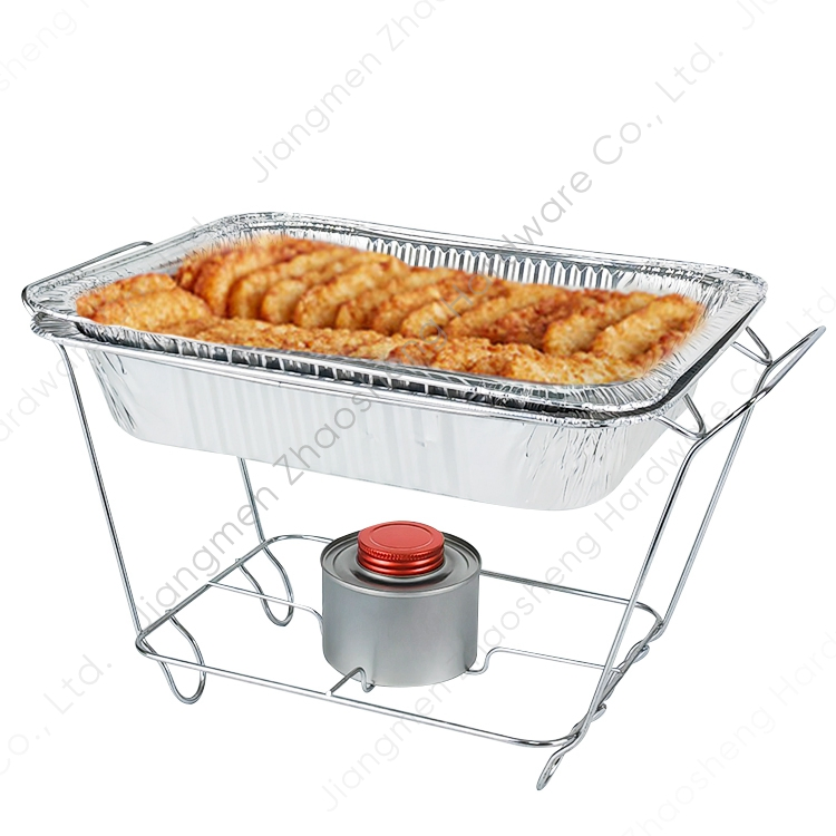 Half Size Disposable Chafing Frame Wire Chafer Stand Buffet Food Warmer Outdoor Party Chafing Dish Rack