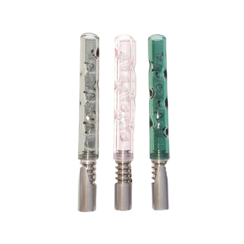 Smoking Pipe Accessories Glass Stem with Ti Rod Cap Dynavap Wdlx Cooling Unit Kit Mouthpiece 2025
