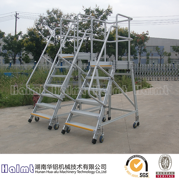 Portable Industrial Step Ladder with Platform