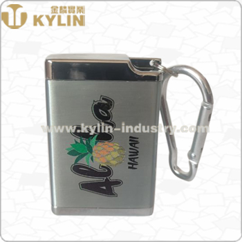 Ready to Ship Drawer Shape Mini Portable Ashtray with Carabiner