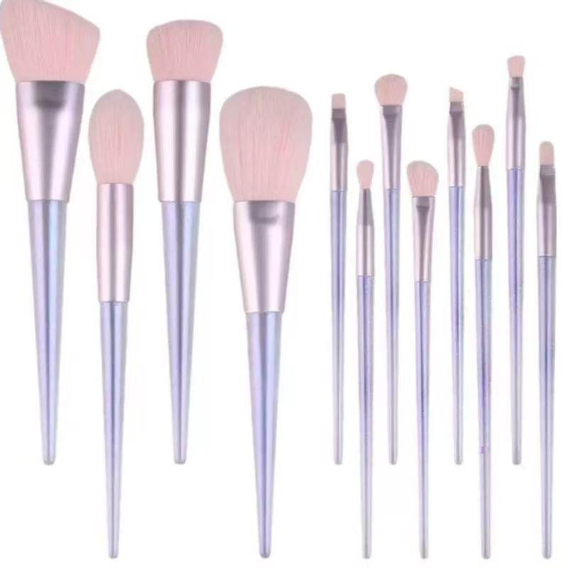 Crossborder Soft Bristle Eye Shadow Blush 12 Makeup Brush Set
