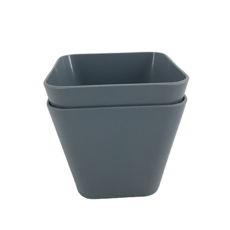 Wholesale Customized Plant Pot Biodegradable Pot Bamboo Fibre Flower Pots