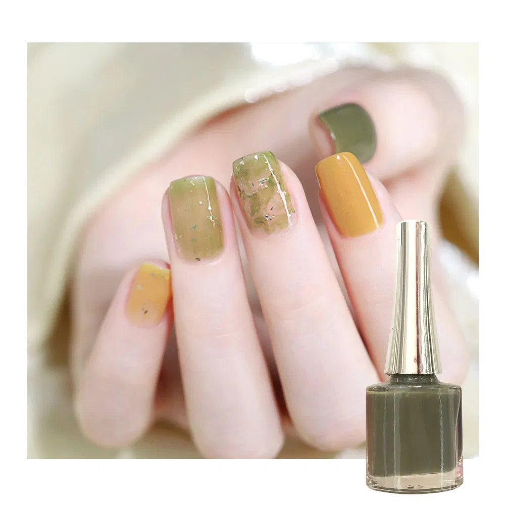 OEM Custom Private Label Gel Couture Water Based Air Dry Nail Polish Clear Peel off Nail Polish for Nail Manicure