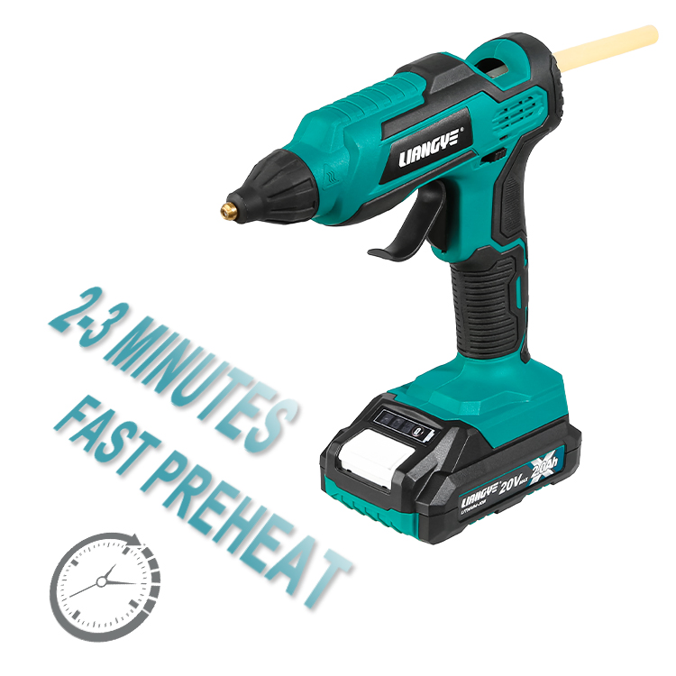 Беспроводной термоклеевой пистолет Liangye LCA770X-1 18В