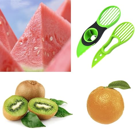 3-in-1 Professional Avocado Easy to Use Peeler, Cutter Wbb24396