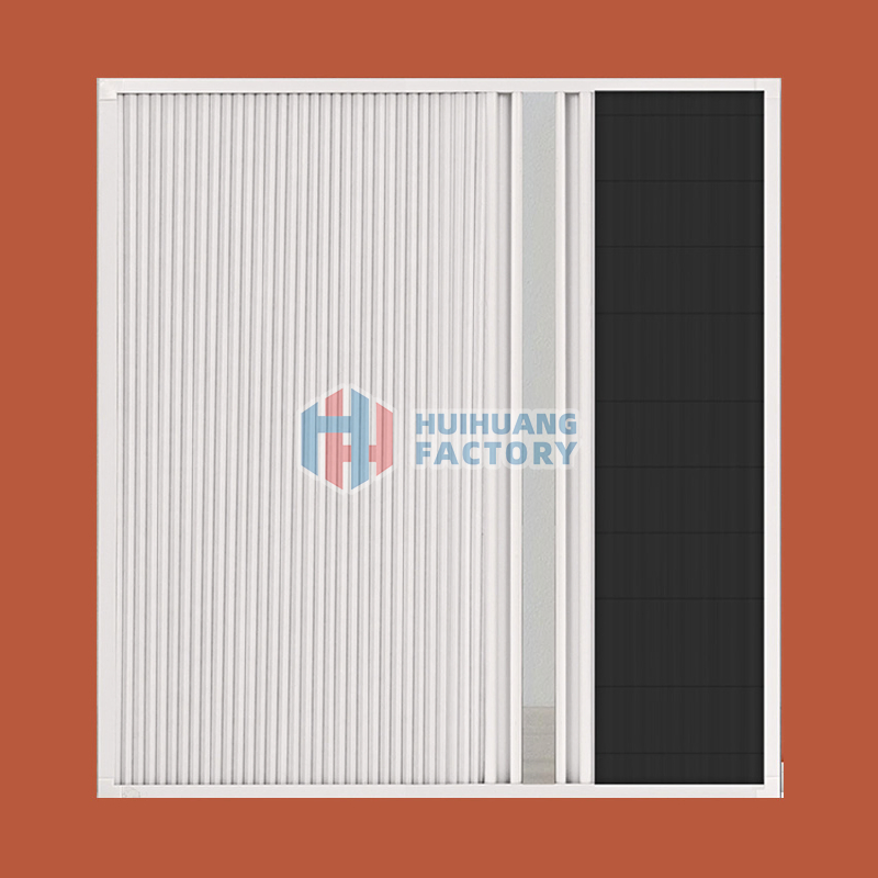 Shade Honeycomb Curtain with Invisible Pleated Insect Mesh for Window or Door