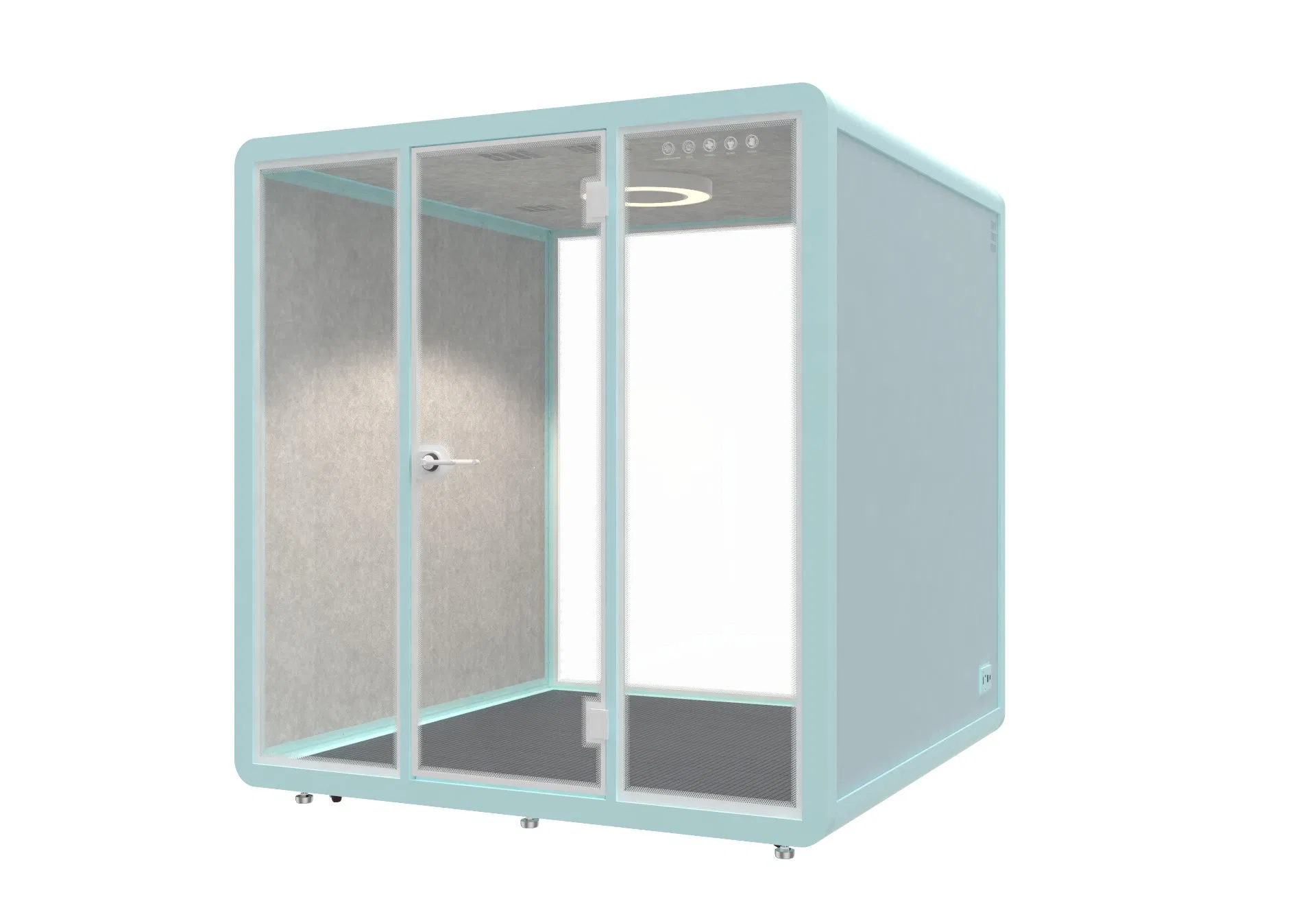 Acoustic Soundproof Office Booth with Modular Design for Easy Installation and Flat Pack Shipping