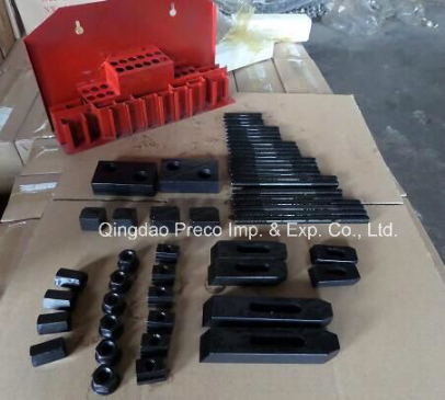 58 PCS HSS T Slot Milling Machine Steel Clamping Kits