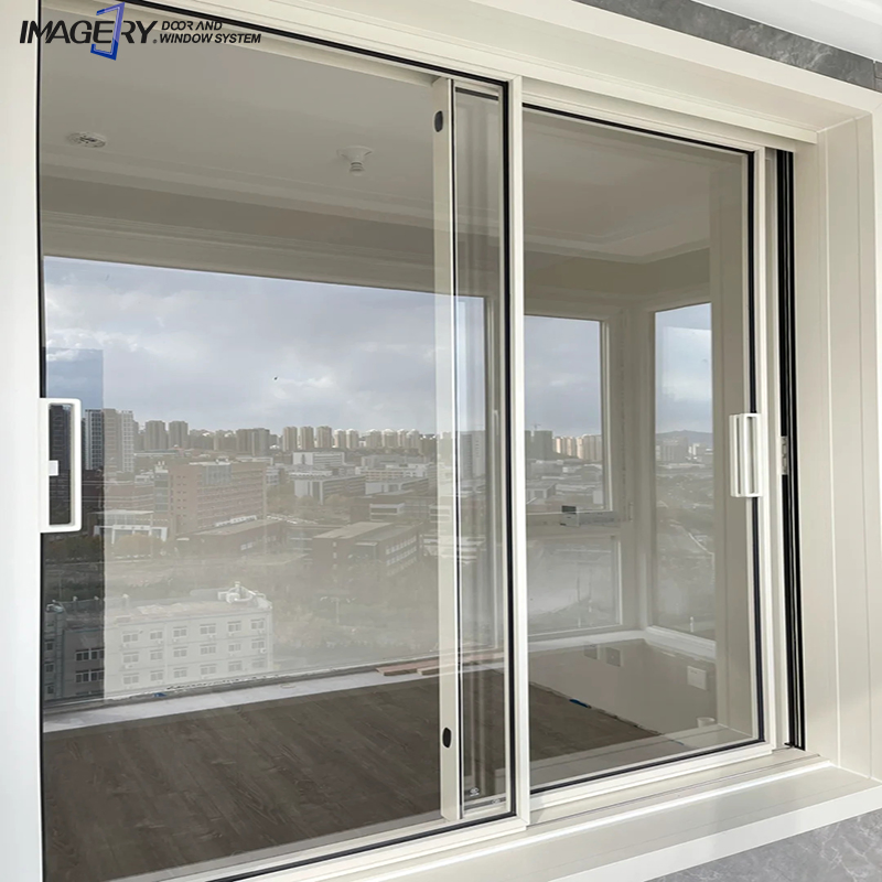 High Quality PVC Double Glazed Glass UPVC Sliding Windows