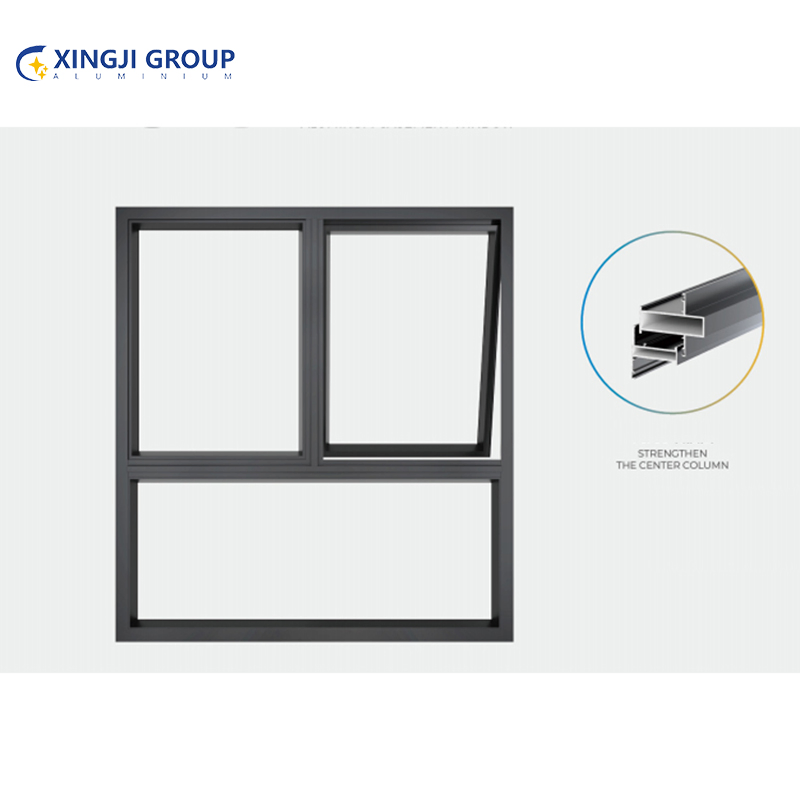Insect-Proof Alloy Customization China Window Metal Casement Project Aluminum Glazing Windows