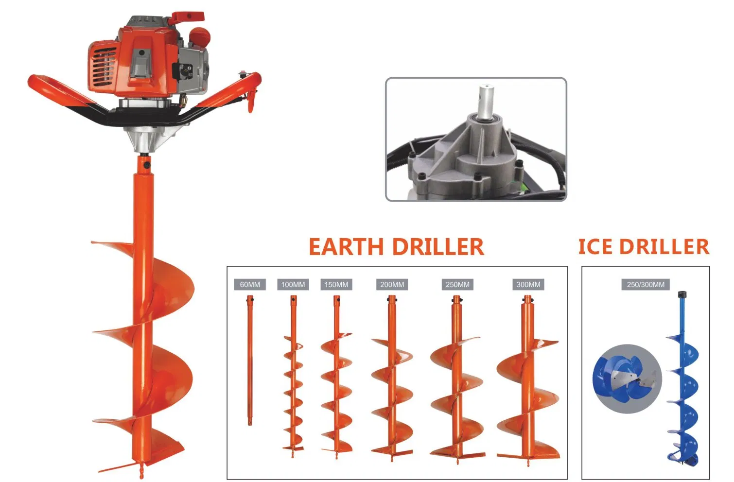 52cc Earth Auger 2 Stroke Gasoline (TT-GD520-2)