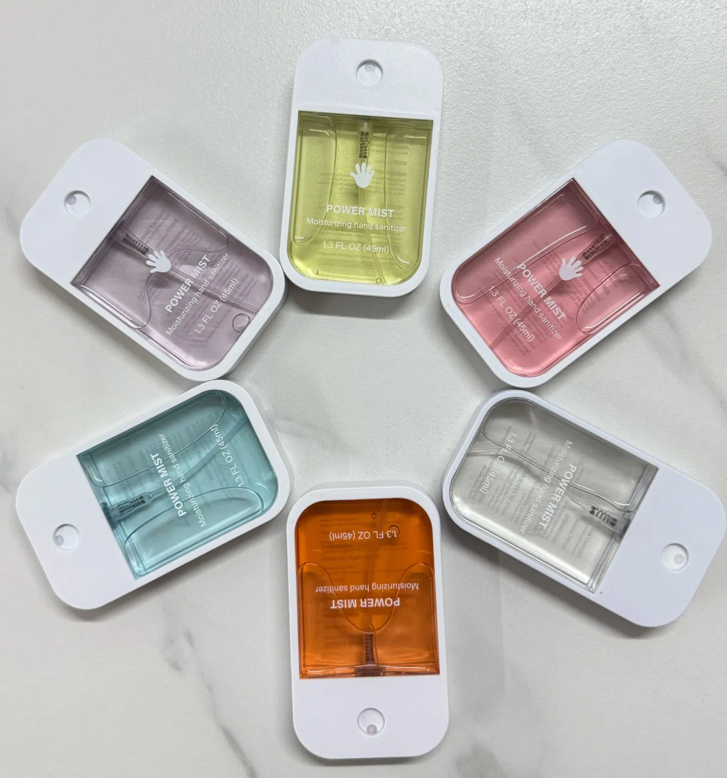 Your Logo Wash Hand Hydrating Fragrance Travel Hand Sanitizer Spray for Gifts