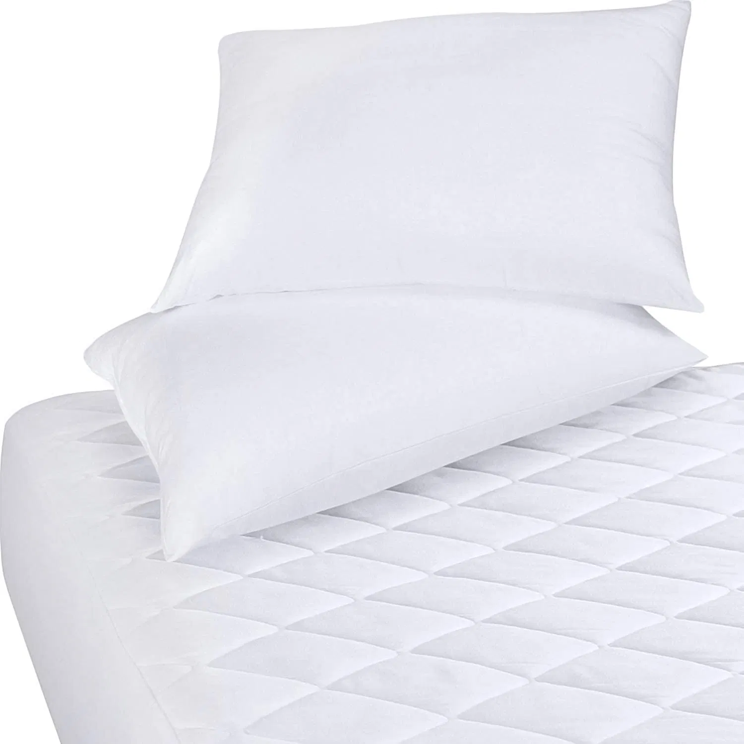 Microfiber Bed Topper Polyester Microfiber Down Alternative Mattress Topper with Elastic