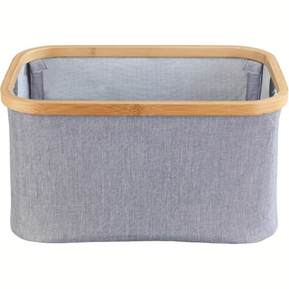 Laundry Basket for Bedroom with Inner Bag and Lid, Foldable