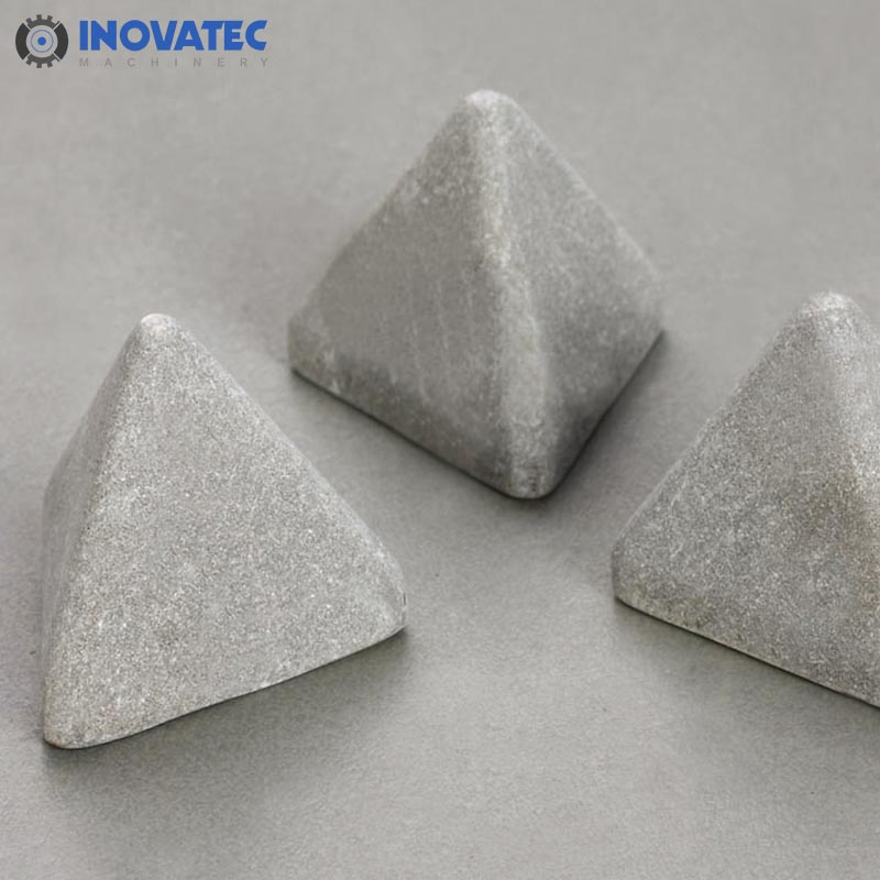 Abrasive Deburring Tumbling Grinding Angle Cut Triangle Ceramic Media Chips