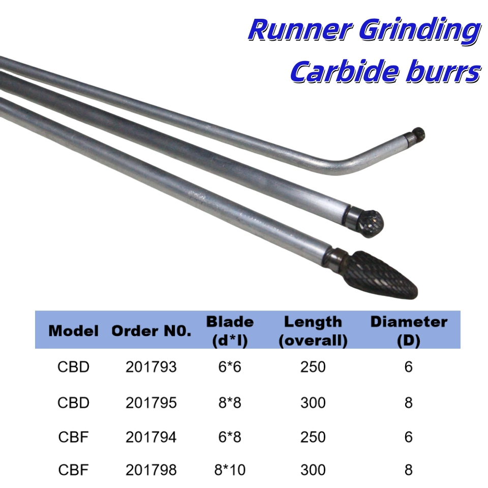 Wholesale Rotary Carbide Burr Profiled Tube Inner Welds Removal Grinding Power Tools