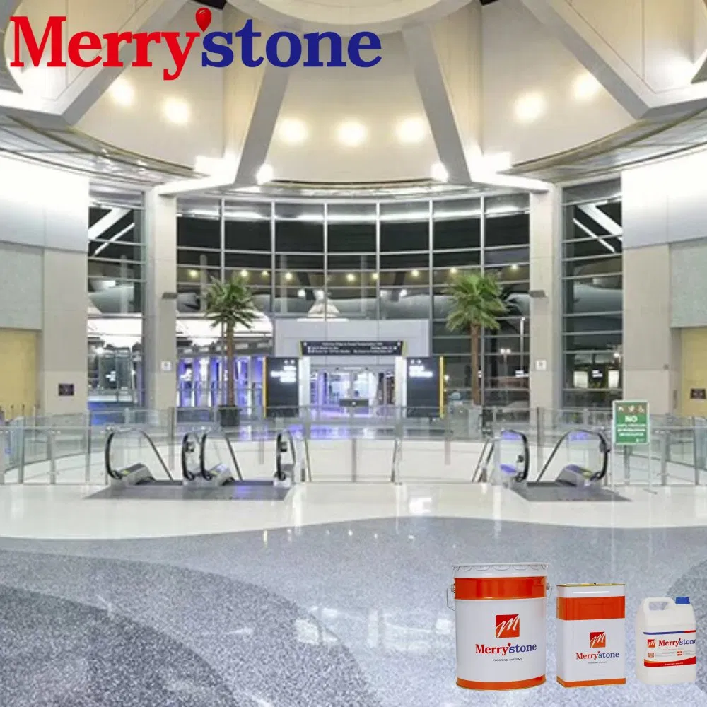Decorative Colored Sealer Curing Concrete Floor for Airport Terminals
