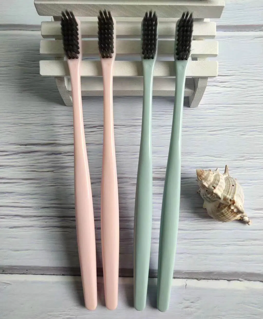 Eco-Friendly Corn Starch Toothbrush with Hotel Amenities for Hotel Room Using