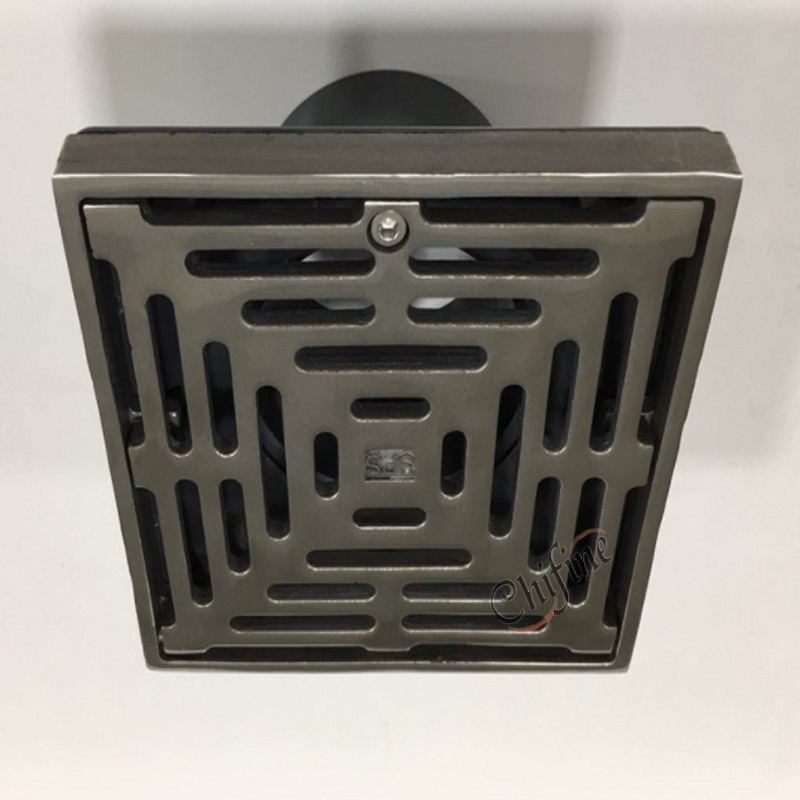 Bathroom Kitchen Square Stainless Steel Floor Drain