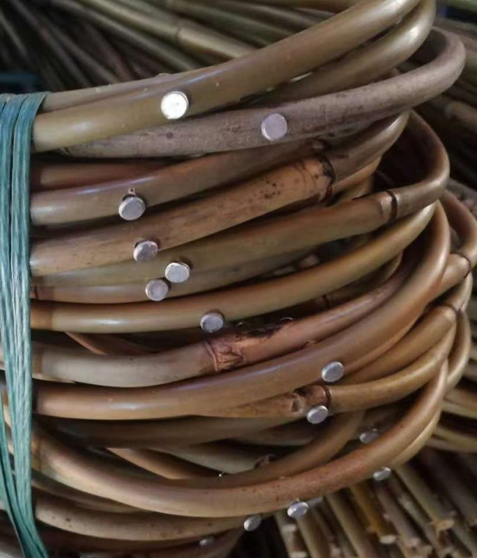 U-Shaped Bamboo Pole/Bamboo U-Shaped Flower Rack