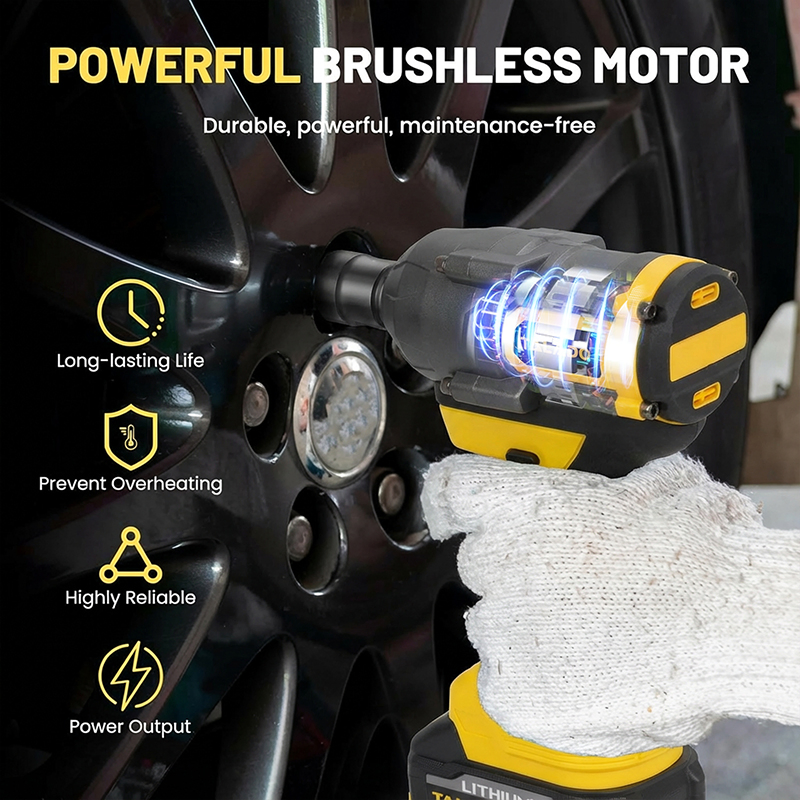 Беспроводной гайковерт Talado ML-W017, 600 Н·м, 21В