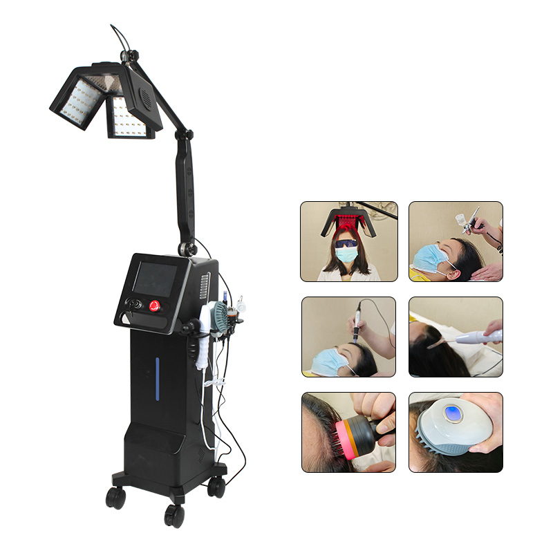 7 Functions 650nm Laser Hair Regrowth Machine Anti-Hair Loss Regrowth Therapy Machine