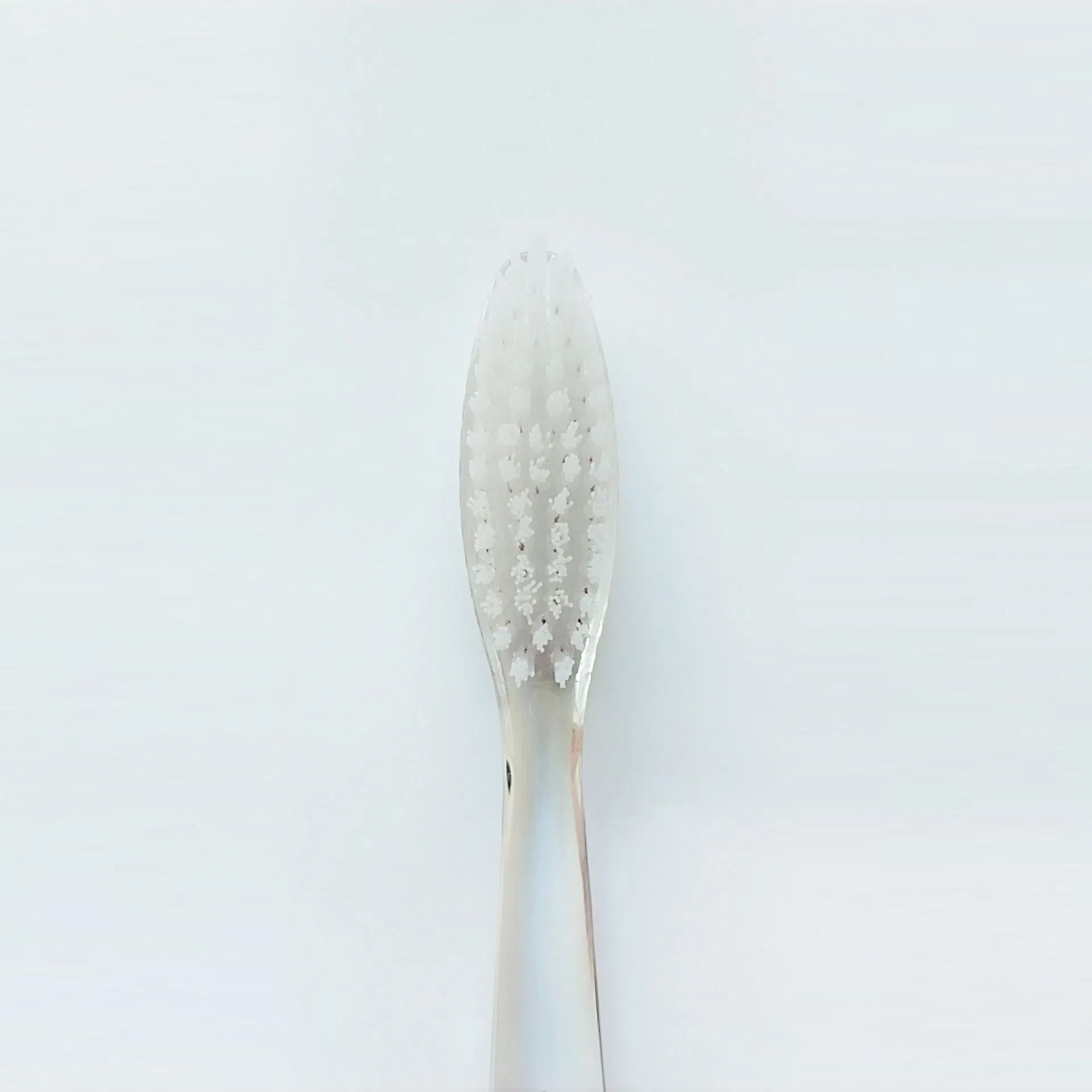 Home Daily Use PP Handle Nylon Hard Bristles Adult Toothbrush