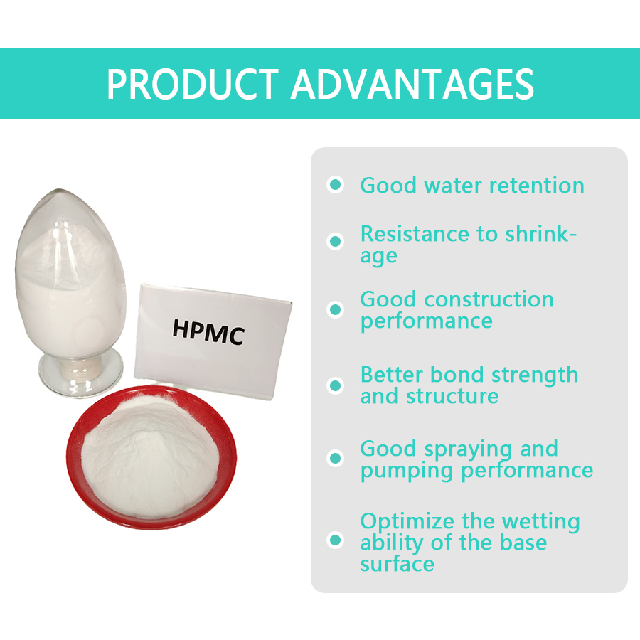 Hydroxypropyl Methyl Cellulose Construction Chemical Tile Adhesive Tile Join Filler Skim Coat Use HPMC