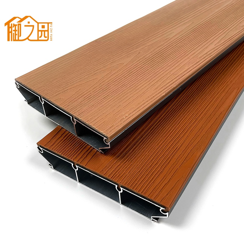 Good Quality Outdoor Floor Aluminium Decking Courtyard Terrace Walkway 50 Years Lifespan Fire Retardant Replacing Plastic Wood