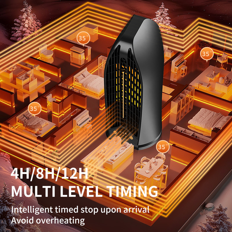 Warm Quickly Personal Space Mini Fan Heater