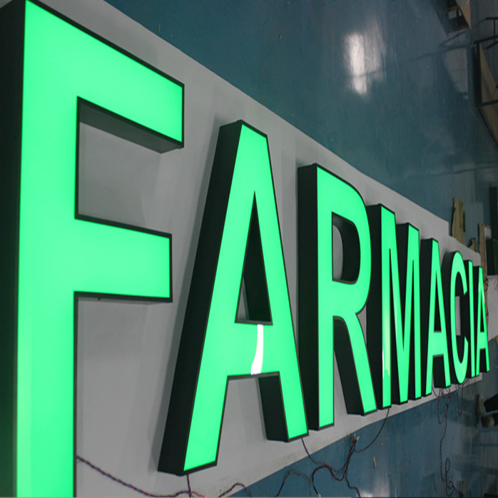 Customized LED Face Lit Channel Letter-with Trim Company Signage