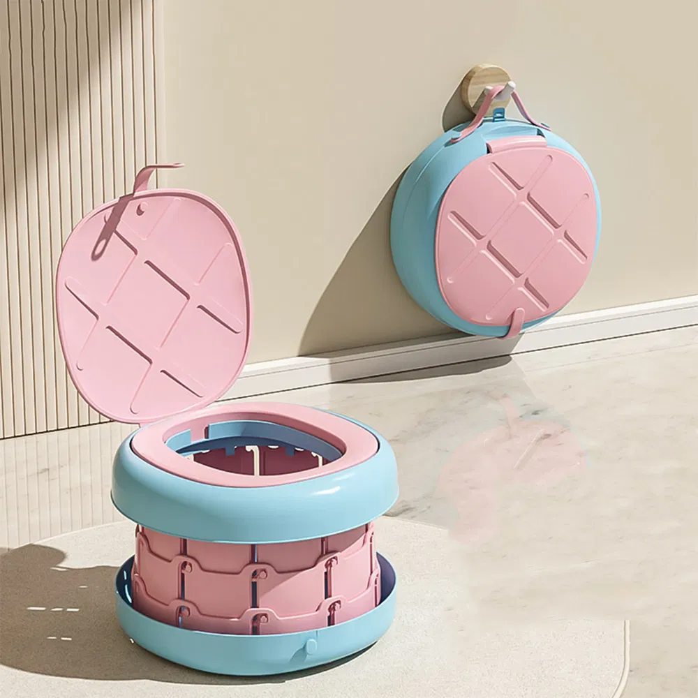 Wholesale Cartoon Children Folding Toilet Outdoor Camping Emergency Potty