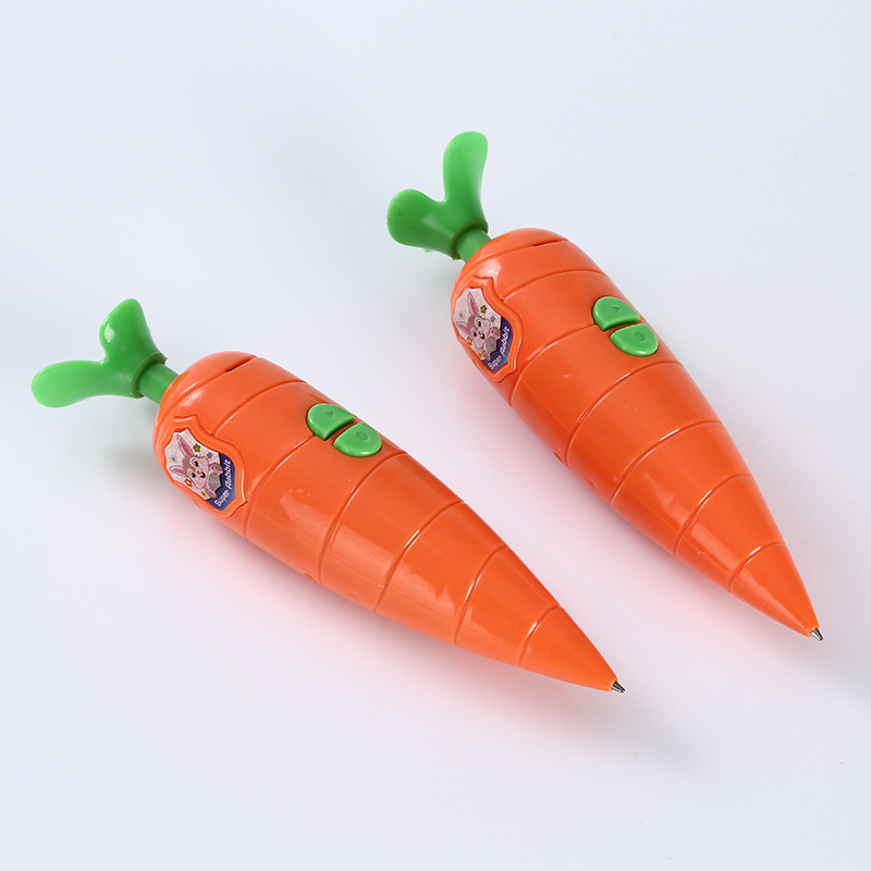 Learn to Write Ballpoint Pen Creative Preschool Story Machine Cartoon Carrot Voice Recorder