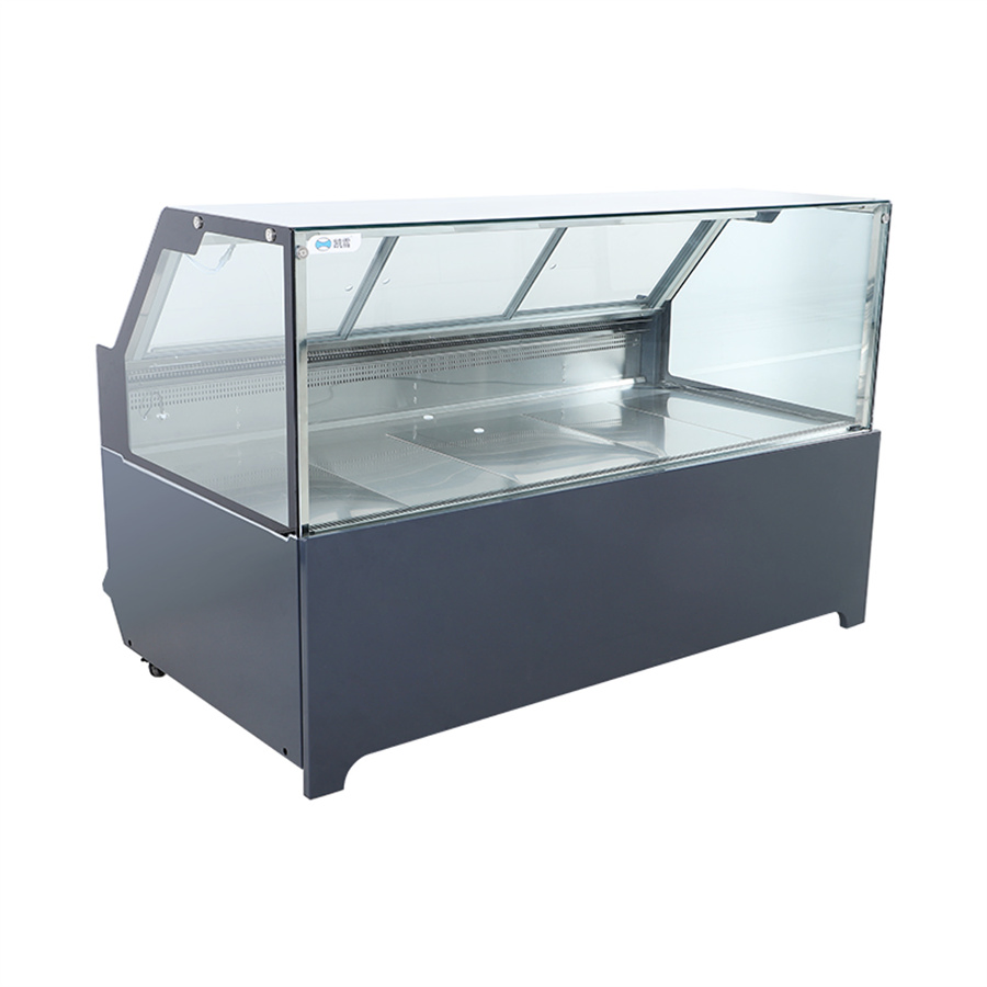Commercial Meat Display Chiller Deli Meat Display Fish Showcase Refrigerator