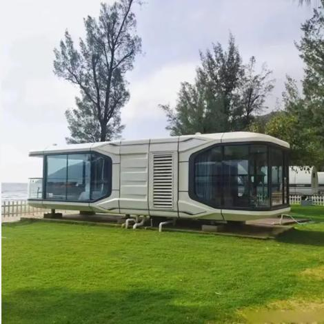 2024-E7 Trending Modern Outdoor Eco Vessel Mini Hotel Prefab Tiny Container House Mobile Home Space Capsule House