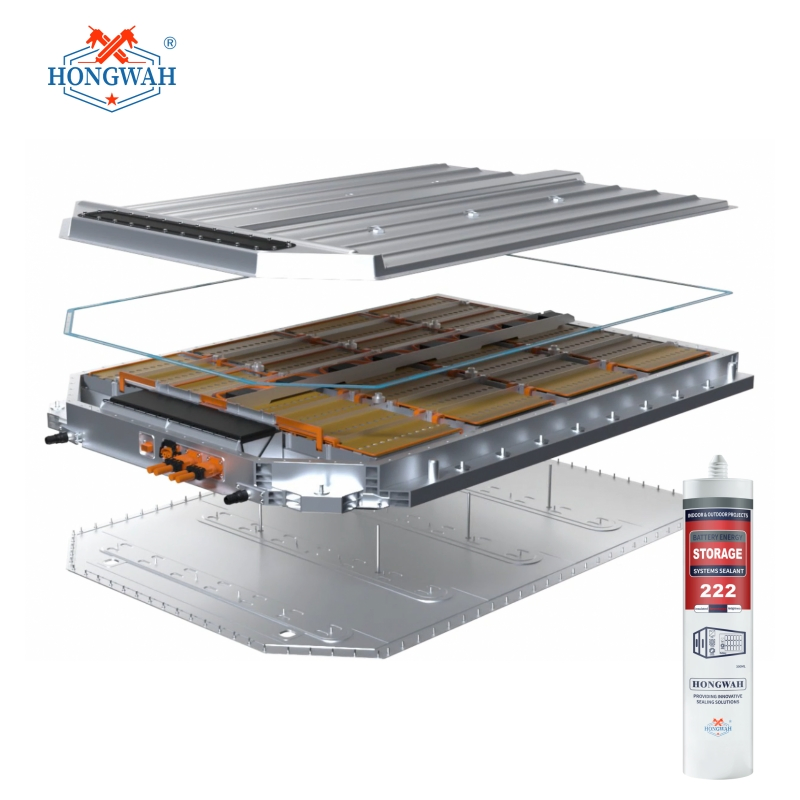 Hw-222 Caulking Solution for Battery Enclosures – Heat Resistant and Flame Retardant Sealant for Power Systems