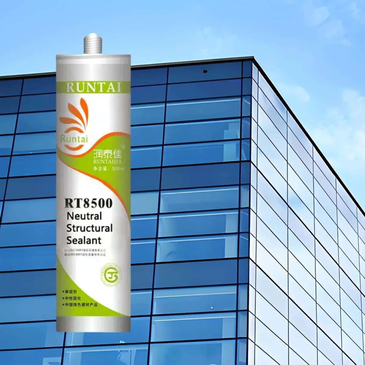 High Strength Glass Runtai Carton Customizable Curtain Wall Silicone Sealant