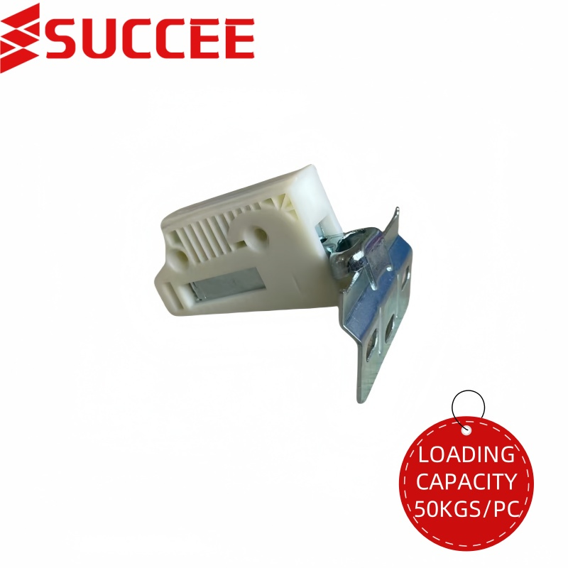 Furniture Fitting Kitchen Cabinet Visible Suspension Plastic Hanger Bracket with Dowels