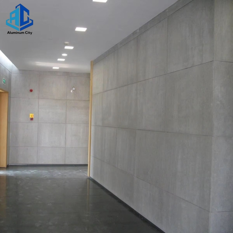 Golden Power Polished Square Edge Customizable Fiber Cement Board 100% Non-Asbestos Class Fire Resistant Mold/Fungus Resistant