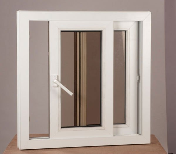PVC/UPVC Sliding Window with Screen Net with High Quality Hardwares
