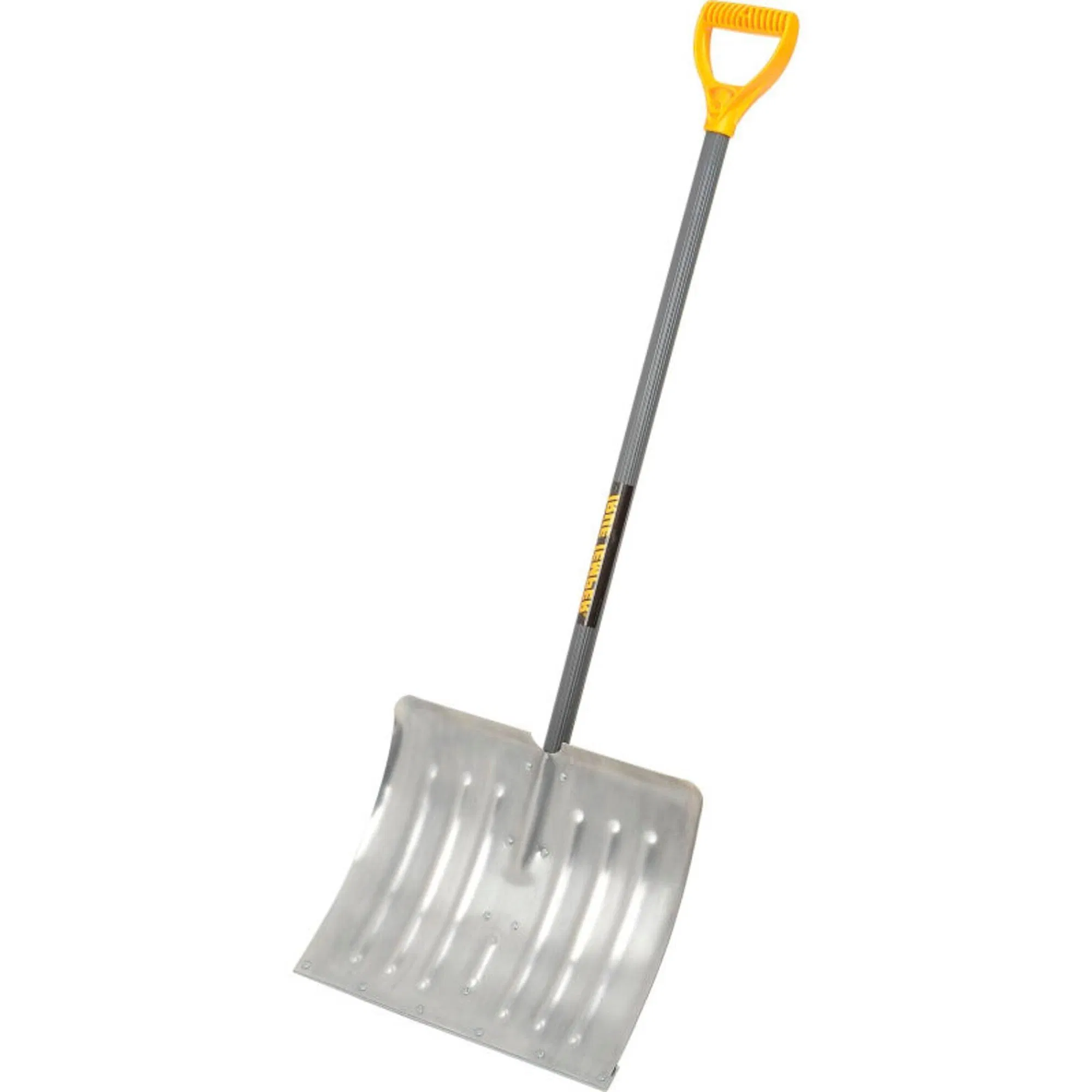 Hautine Aluminum Wide Snow Square Shovel W/Y Shaped Grip Steel Handle