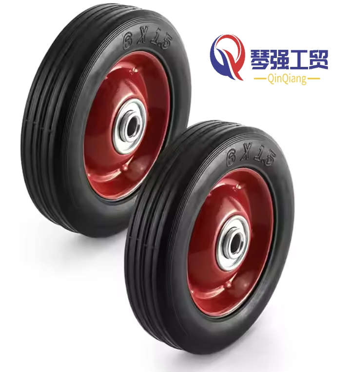 Premium Solid Rubber Wheels for Trolleys and Tool Carts