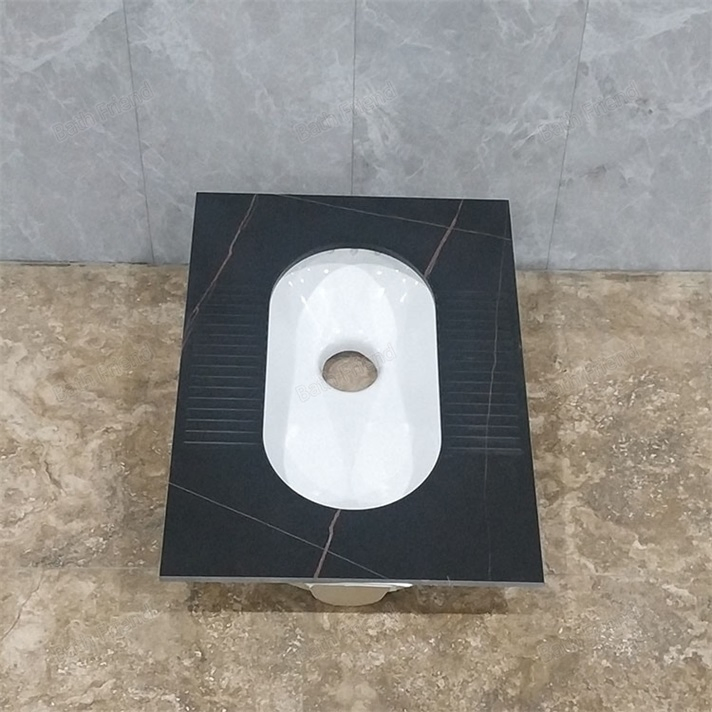 Factory Wholesale Rock Slab Ceramic Sanitary Ware Squatting Pan Bathroom Wc Toilet