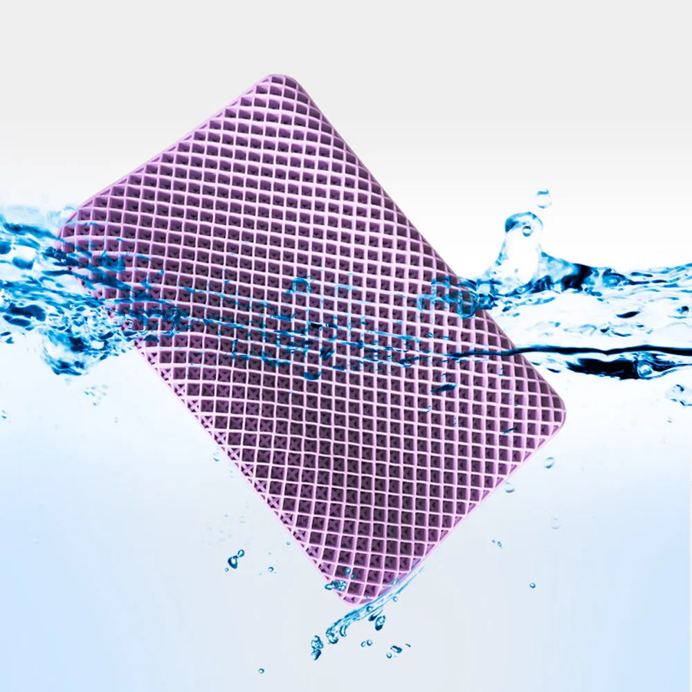 3D Wave Hyper Elastic Material Pressure Releasing TPE Pillow with Pillowcase