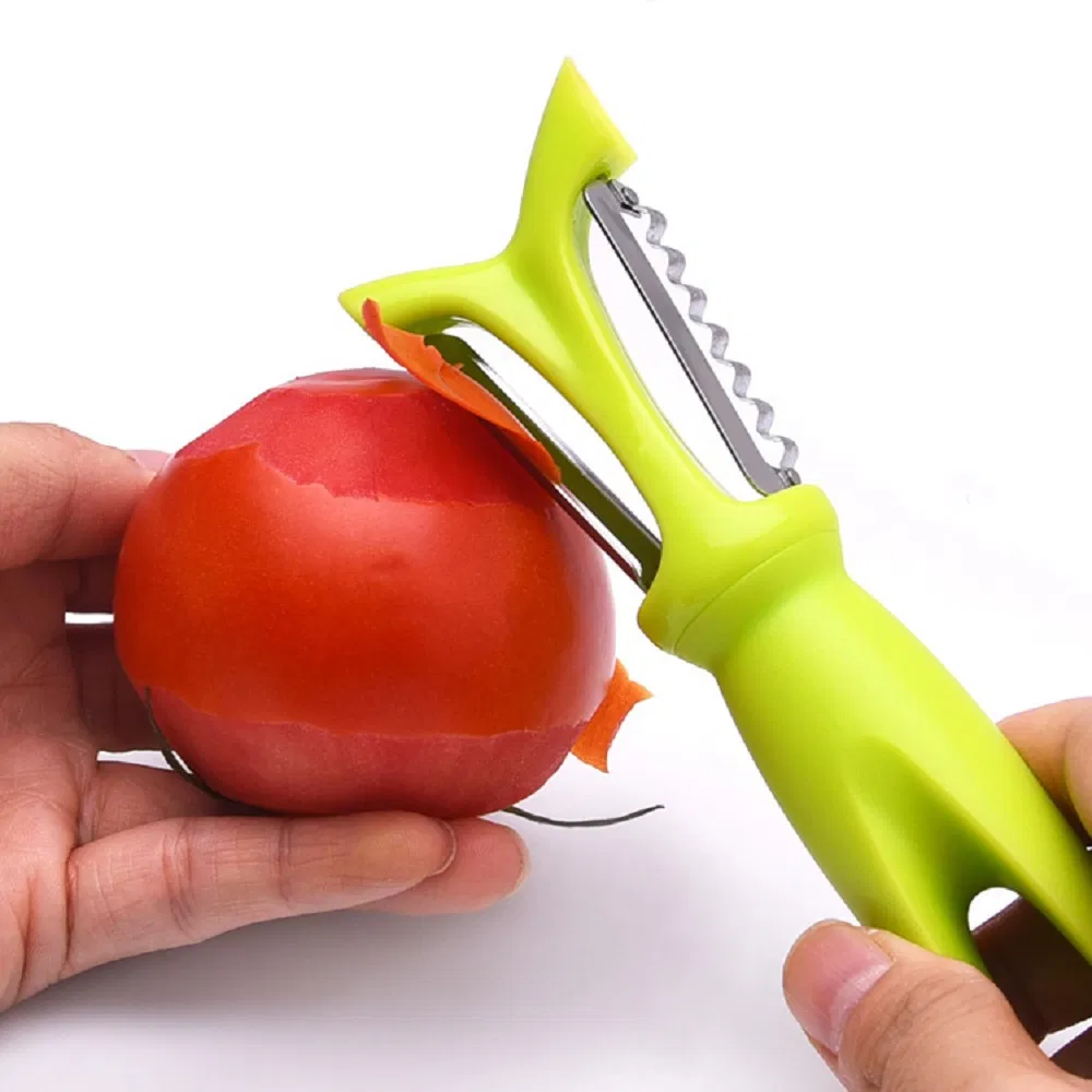 Fruits and Vegetables Paring Knife Dual Sided Peeler Julienne Peeler Wbb17336