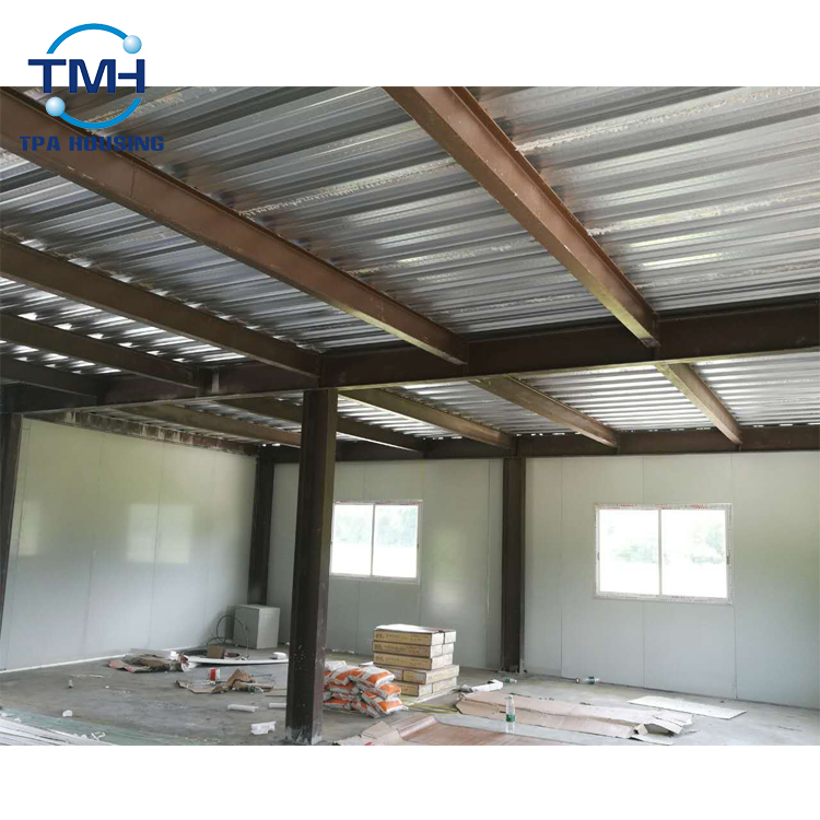 2 Floor Steel Structure Frame Prefab House for Office Building
