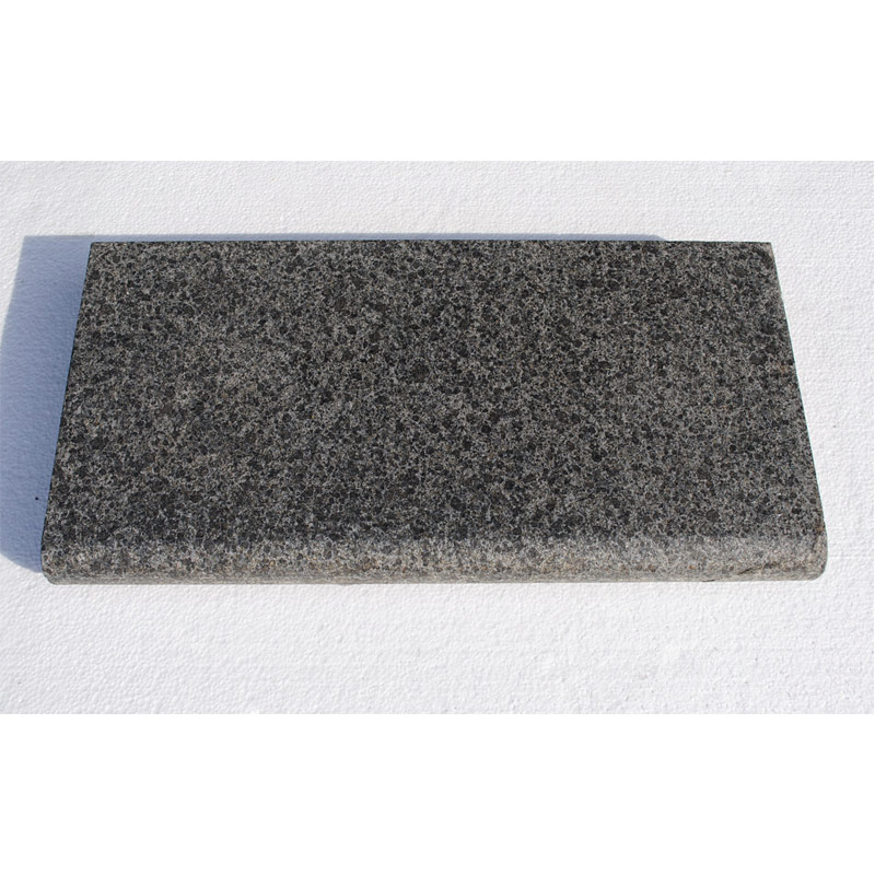 Flamed Black Basalt Tiles Customized Paving Floor Tiles
