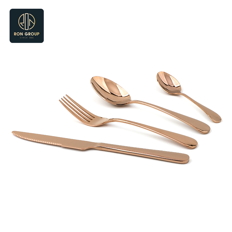 New Design Tableware Design Flatware Sets Stainless Steel Silver Spoon Fork Cutlery for Home